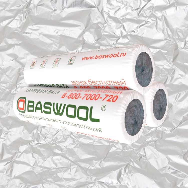 Мат прошивной BASWOOL  МП-100 (Ф) ГОСТ 21880-2011 2000х1200х50 мм